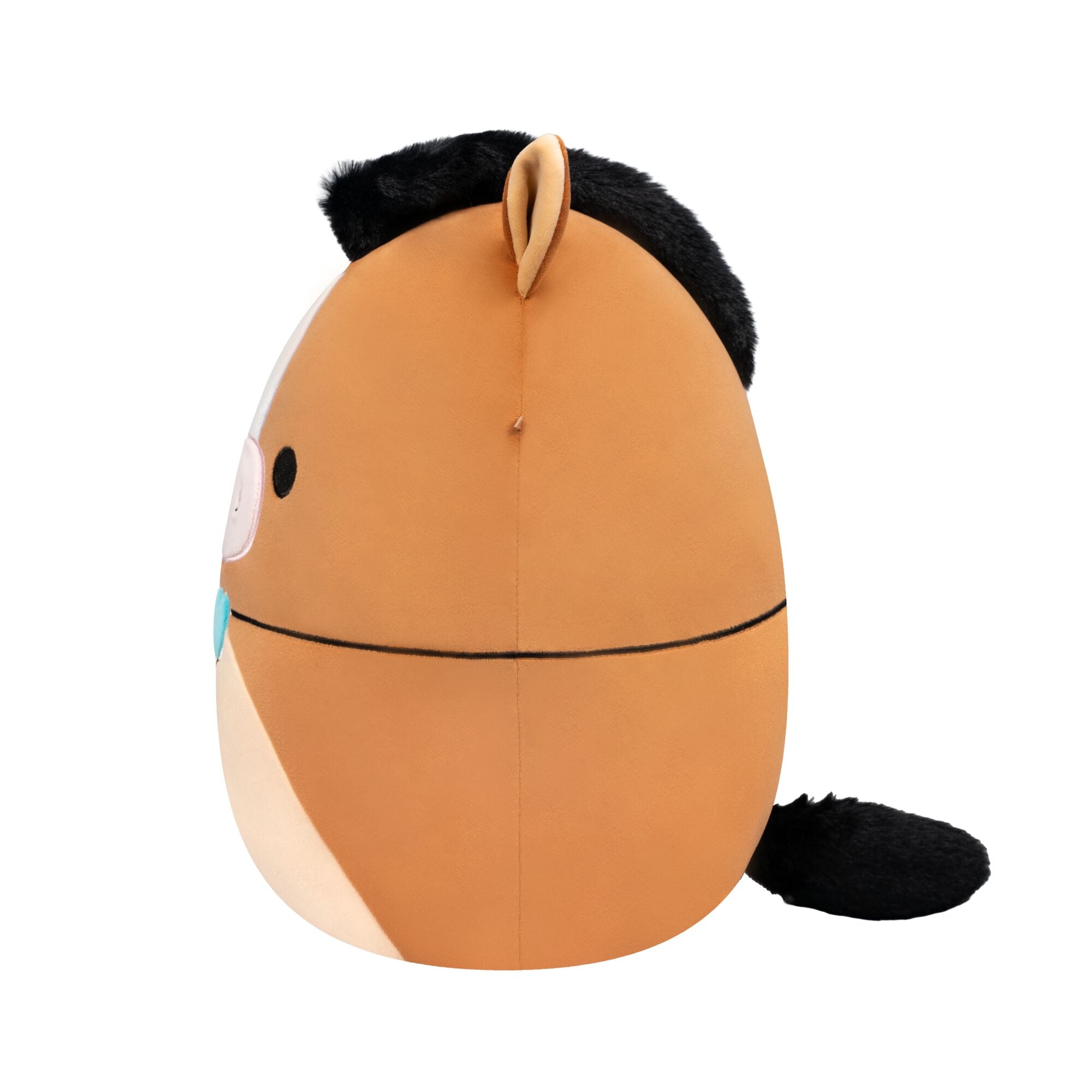 12-Inch Brisby the Brown Horse with Bolo Tie and Heart Eyepatch - Image 3
