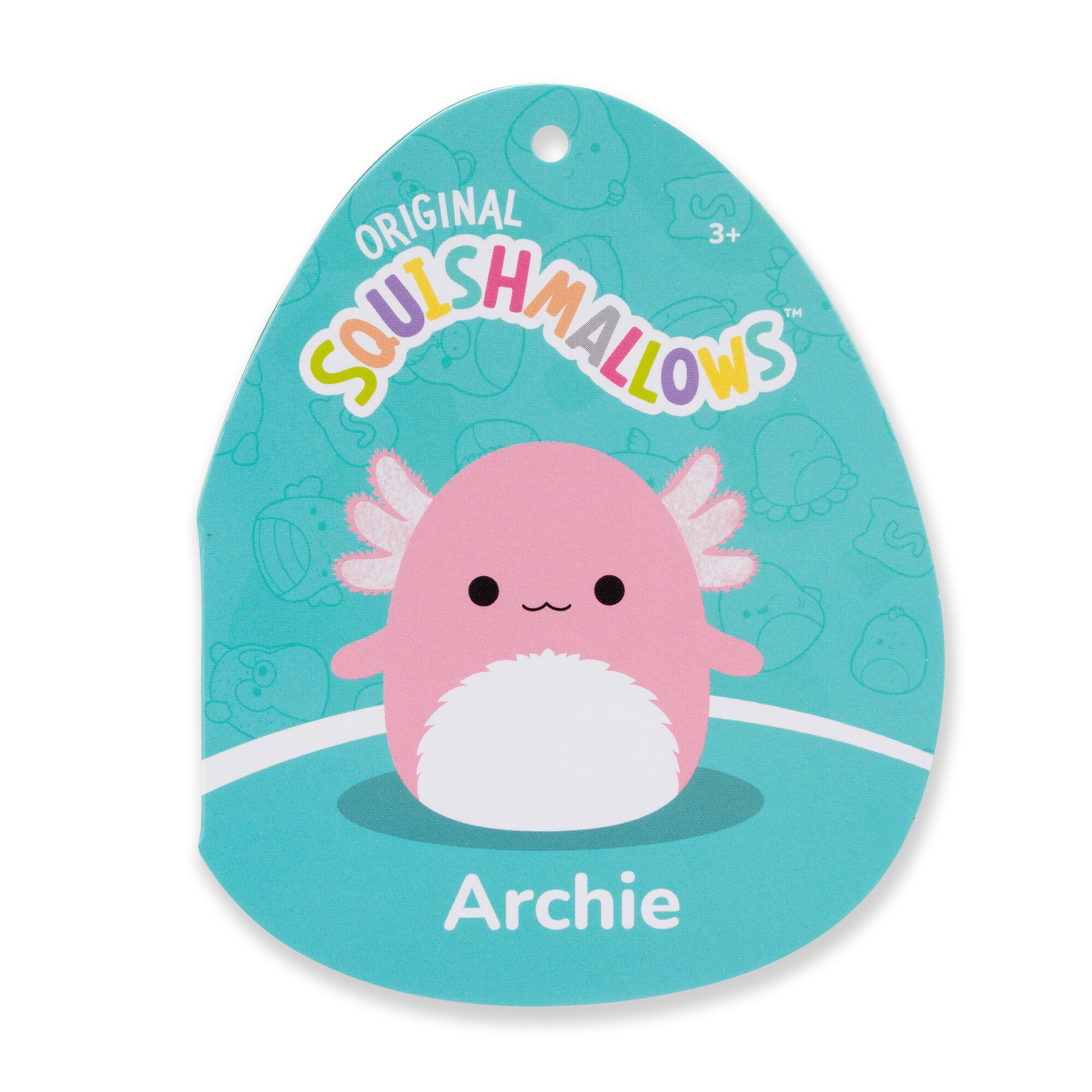 5-Inch Archie the Pink Axolotl with Fuzzy Belly - Image 5