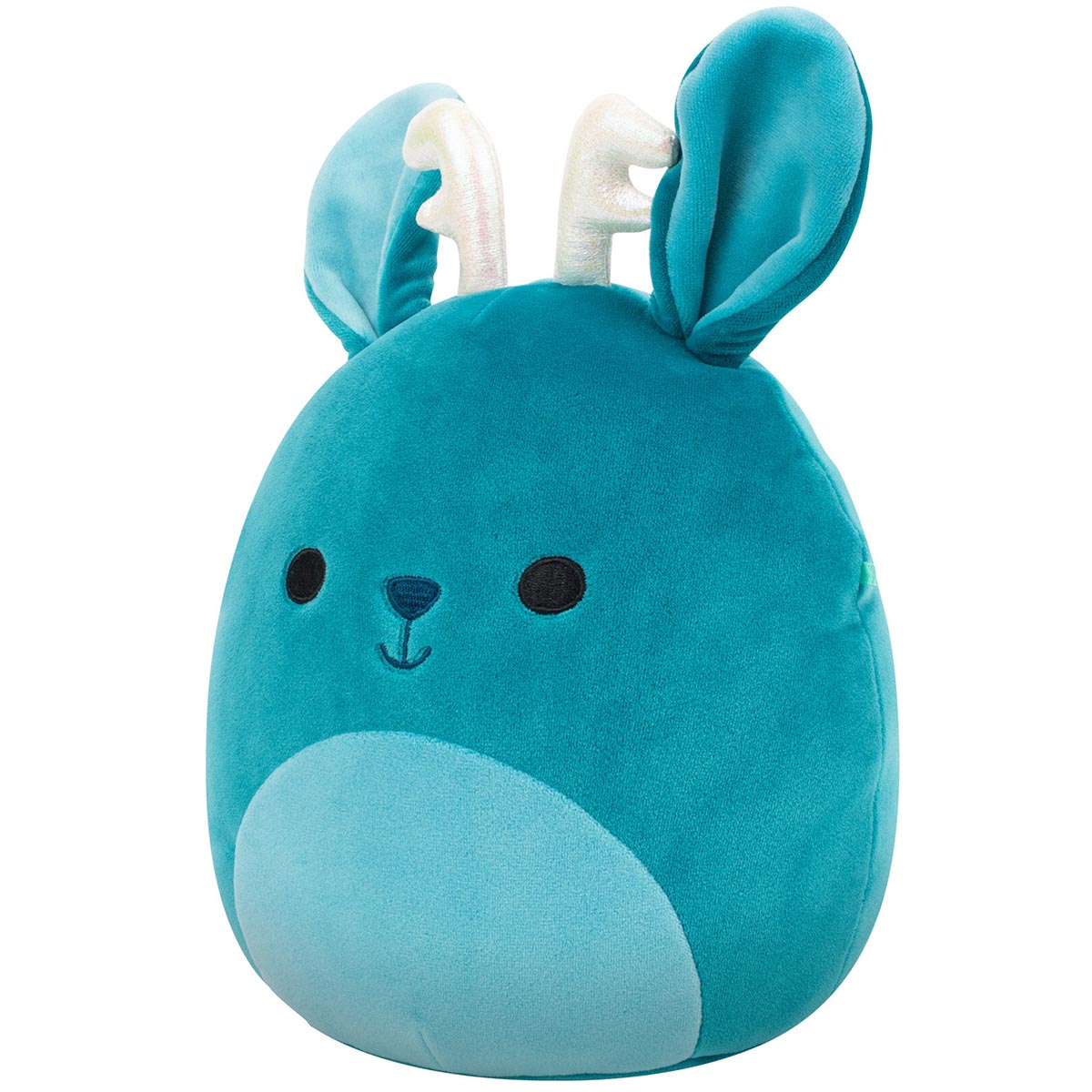 8-Inch Aspen the Sea Green Jackalope with Iridescent Horns - Image 2