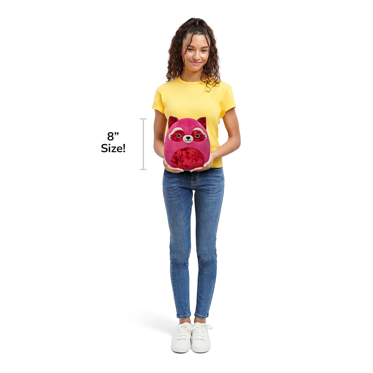 8-Inch Olivieri the Maroon Raccoon with Velvet Accents - Image 7